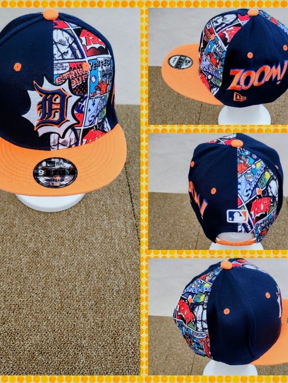 DETROIT TIGERS MLB BASEBALL SNAPBACK HAT.
